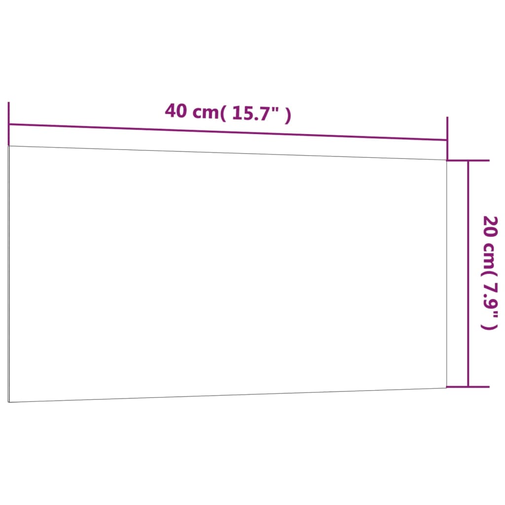 vidaXL Магнитна дъска за стена, черна, 40x20 см, закалено стъкло