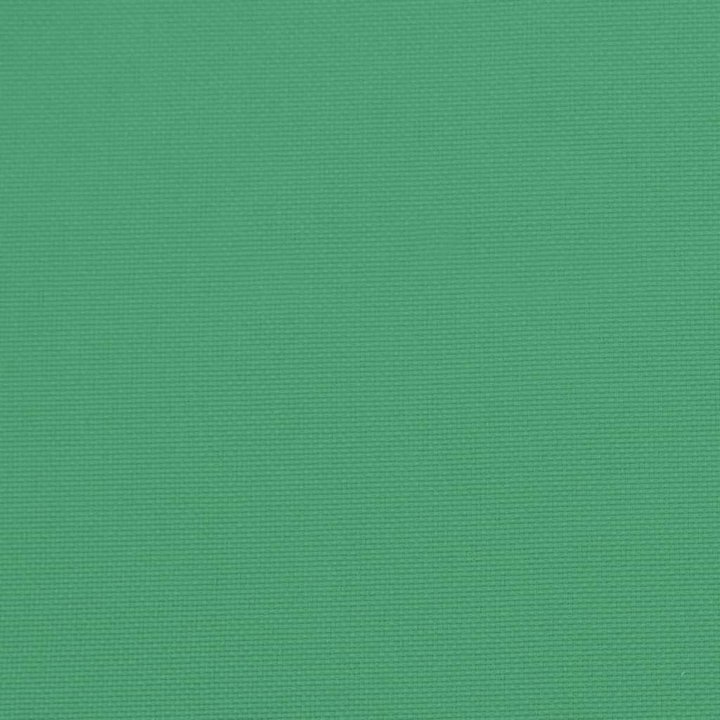 vidaXL Кръгла възглавница зелена Ø 60 x11 см Оксфорд плат