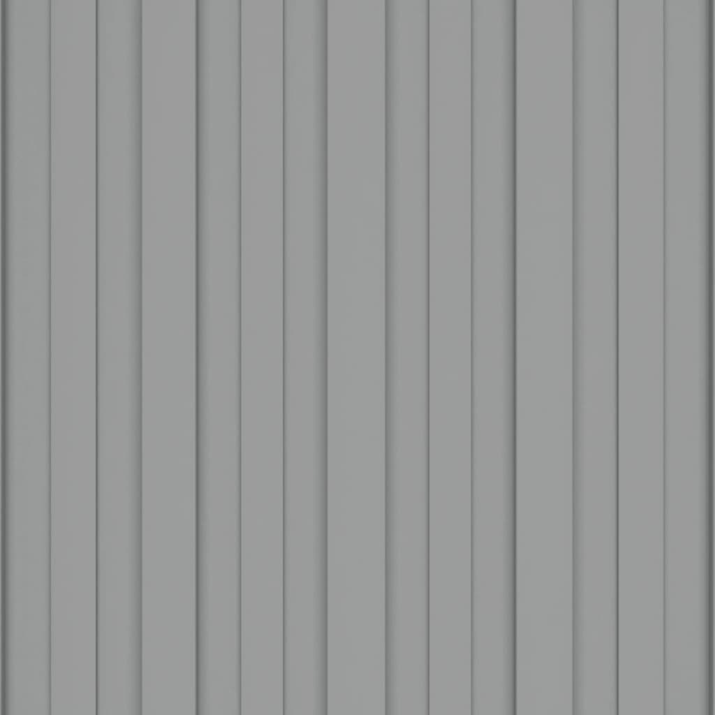 vidaXL Покривни панели, 36 бр, поцинкована стомана, сиви, 60х45 см