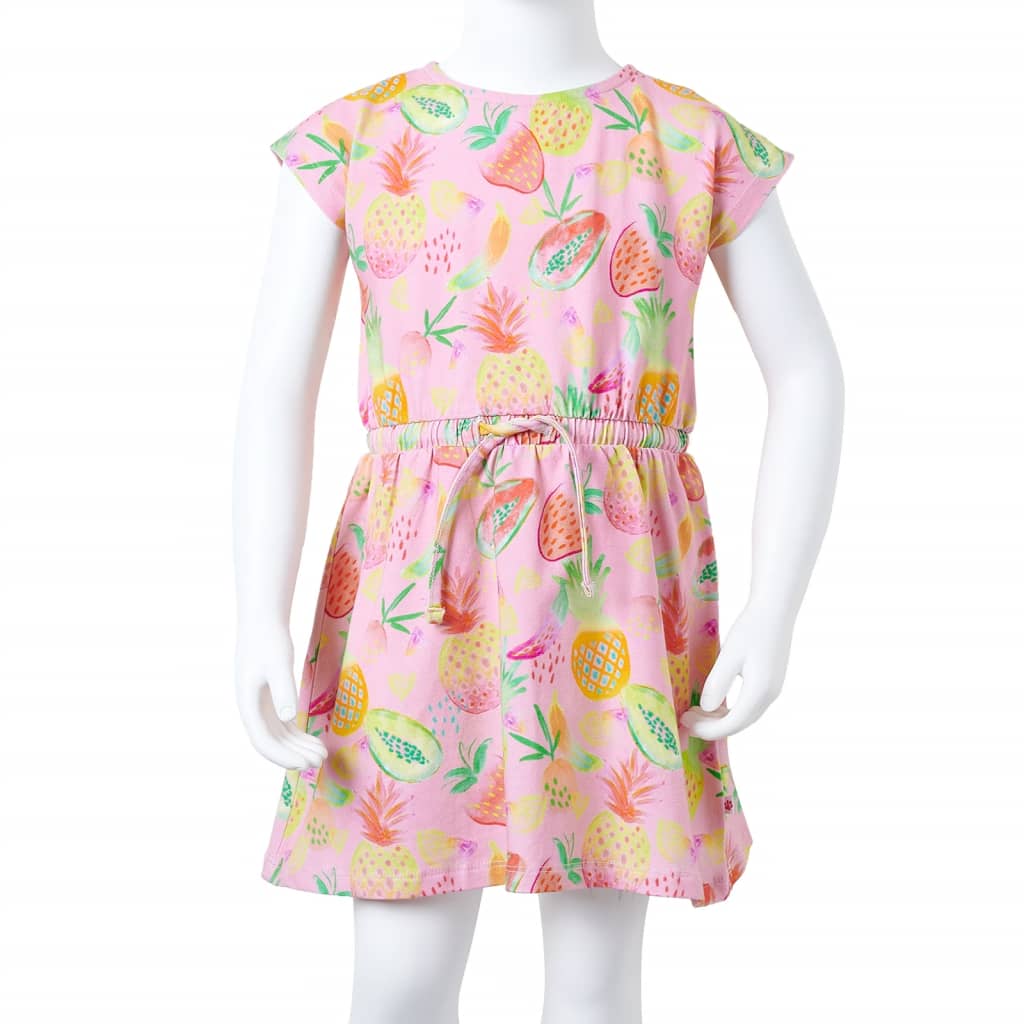 Детска рокля, нежно розово, 128