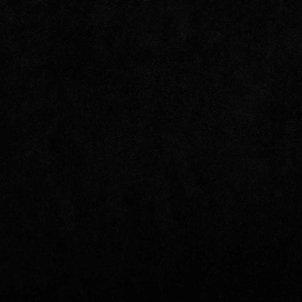 vidaXL Кучешко легло черно 95x55x30 см кадифе