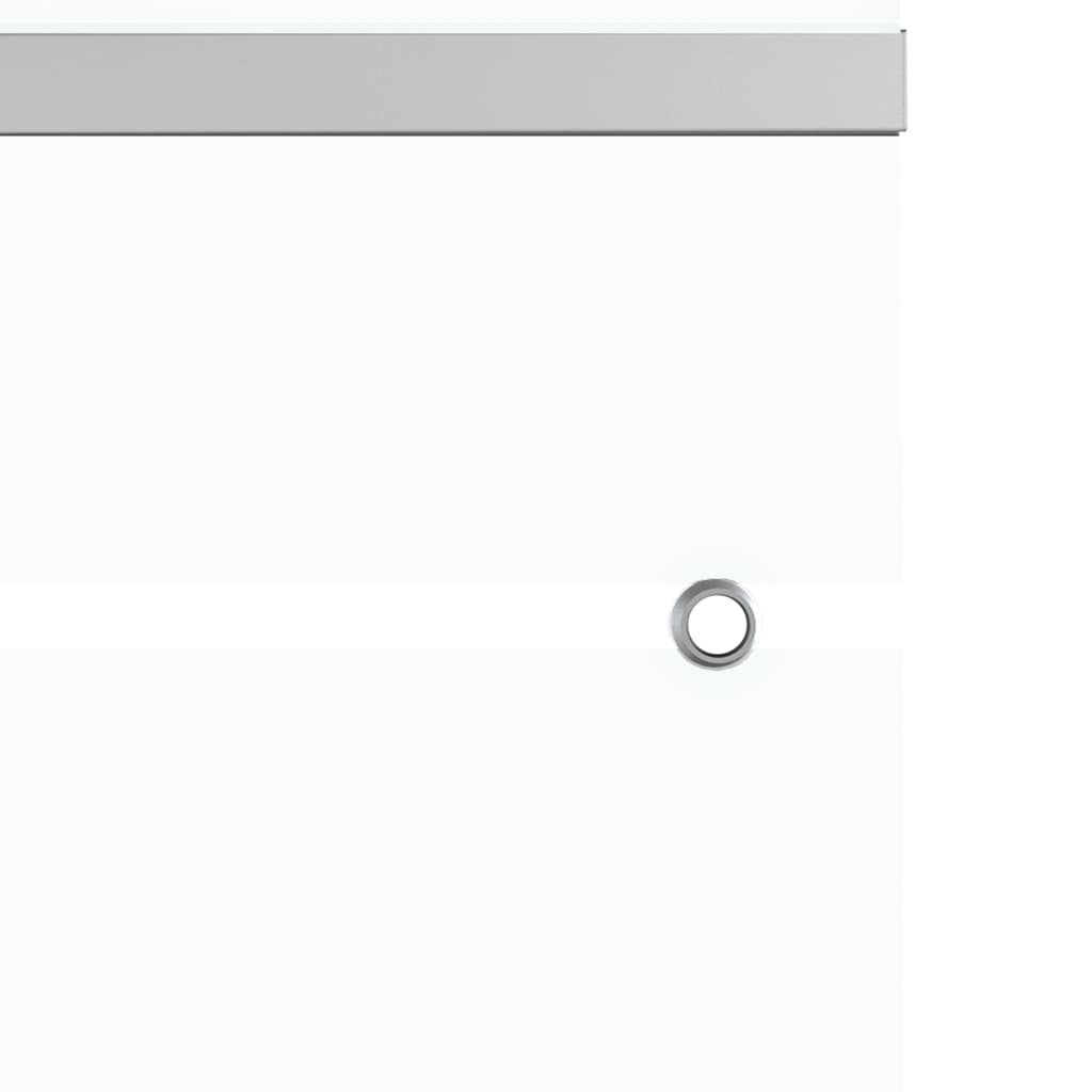 vidaXL Плъзгаща се врата ESG стъкло и алуминий 102,5x205 см сребриста
