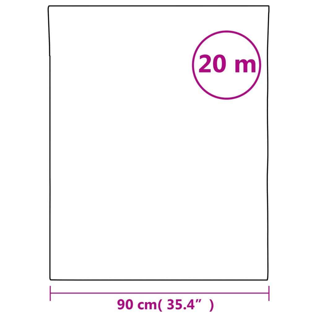 vidaXL Фолио за прозорци матирано бяло 90x2000 см PVC