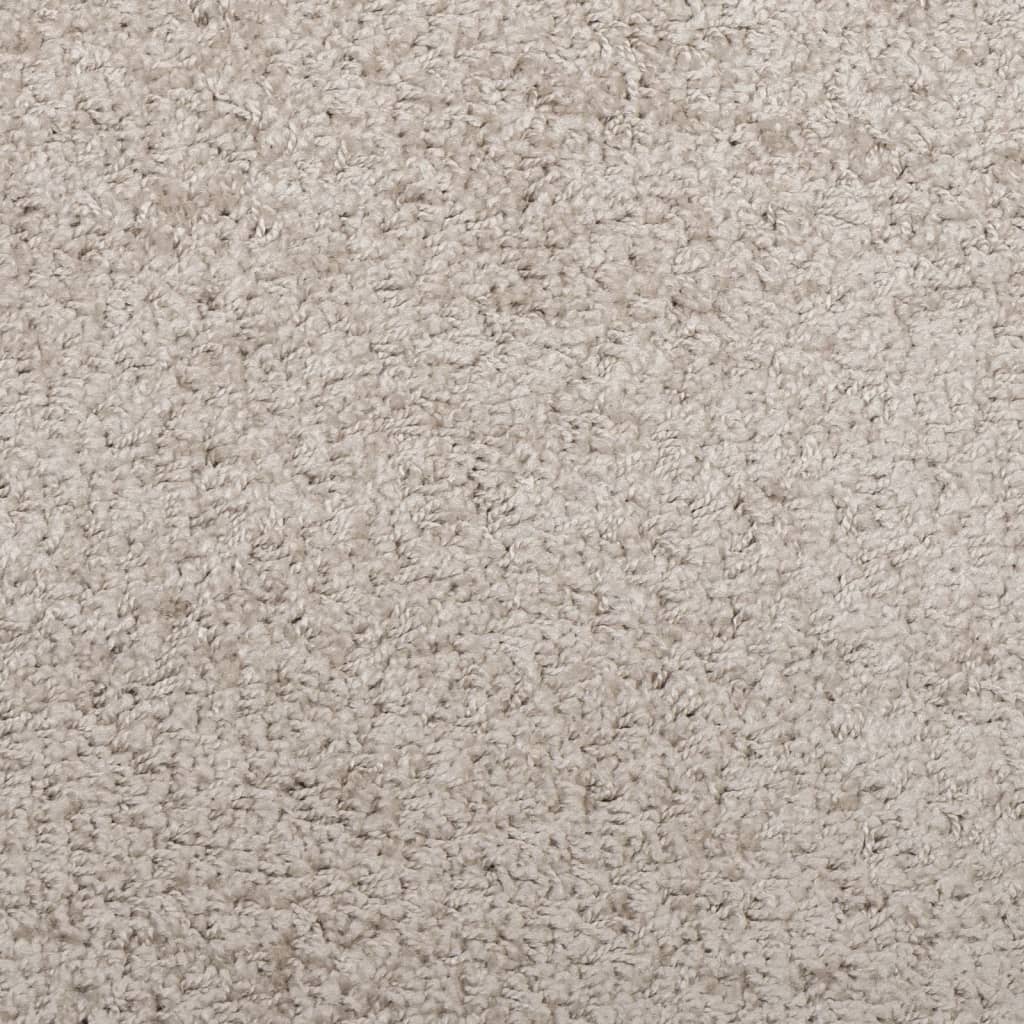 vidaXL Шаги килим с дълъг косъм "PAMPLONA" модерен бежов 120x170 см