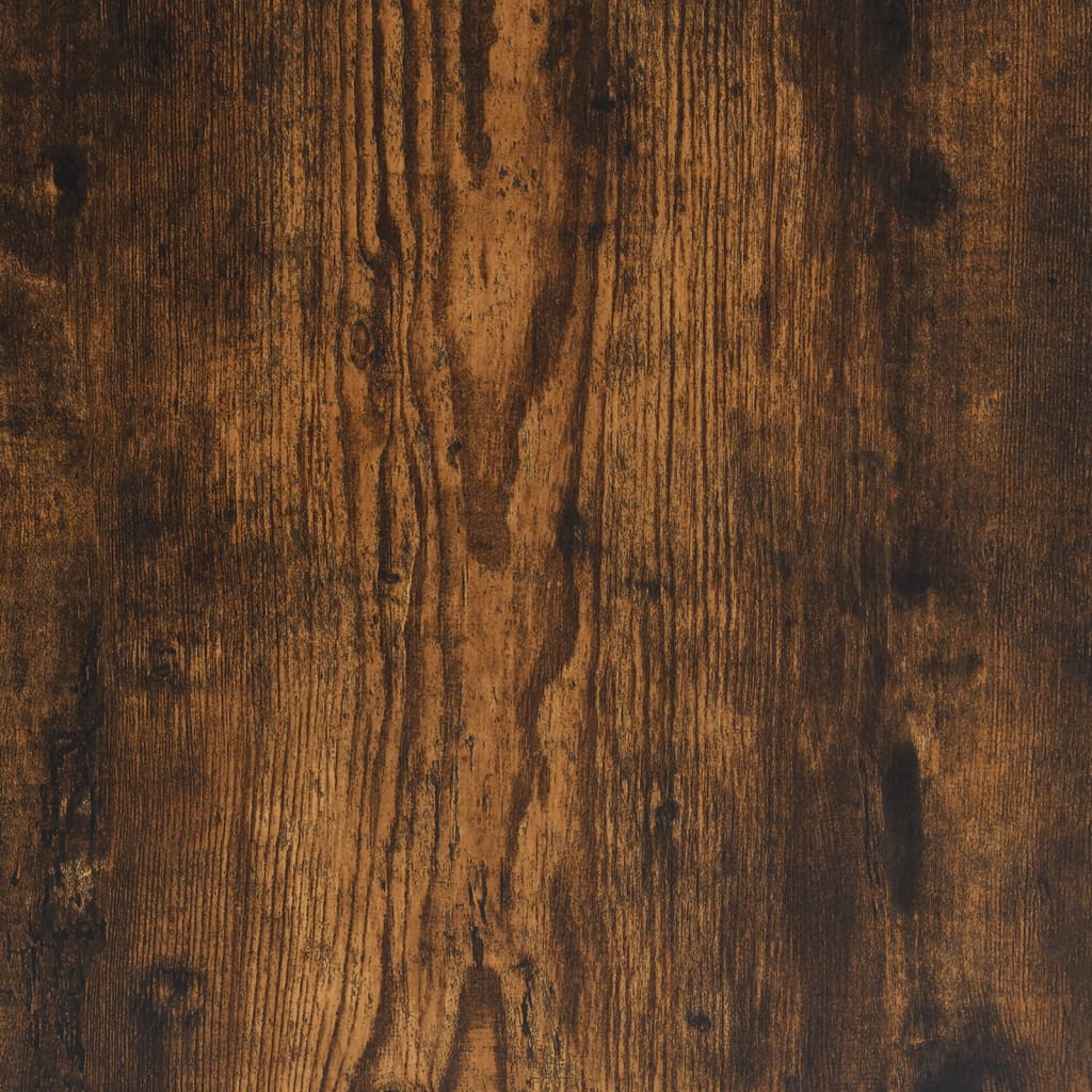 vidaXL Висок шкаф, опушен дъб, 69,5x32,5x180 см, инженерно дърво