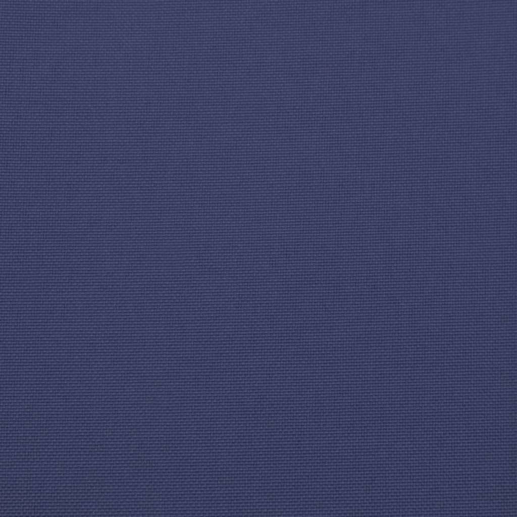 vidaXL Палетни възглавници, 4 бр, нейви сини, 40x40x3 см, Оксфорд плат