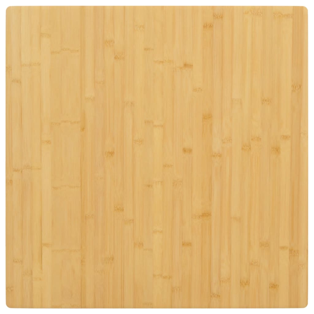 vidaXL Плот за маса 70x70x1,5 см бамбук