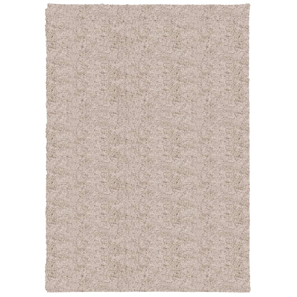 vidaXL Шаги килим с дълъг косъм "PAMPLONA" модерен бежов 120x170 см