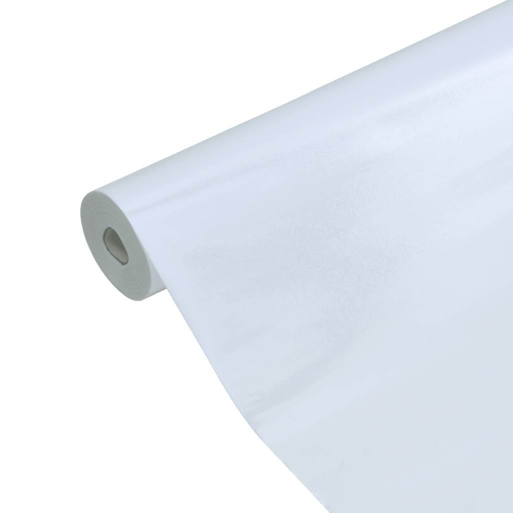 vidaXL Фолиа за прозорци 3 бр статично прозрачно бял мат PVC