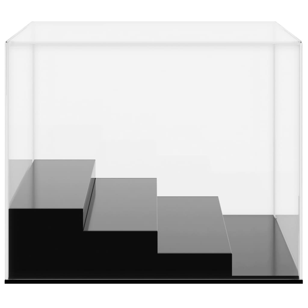 vidaXL Кутия витрина, прозрачна, 24x16x13 см, акрил