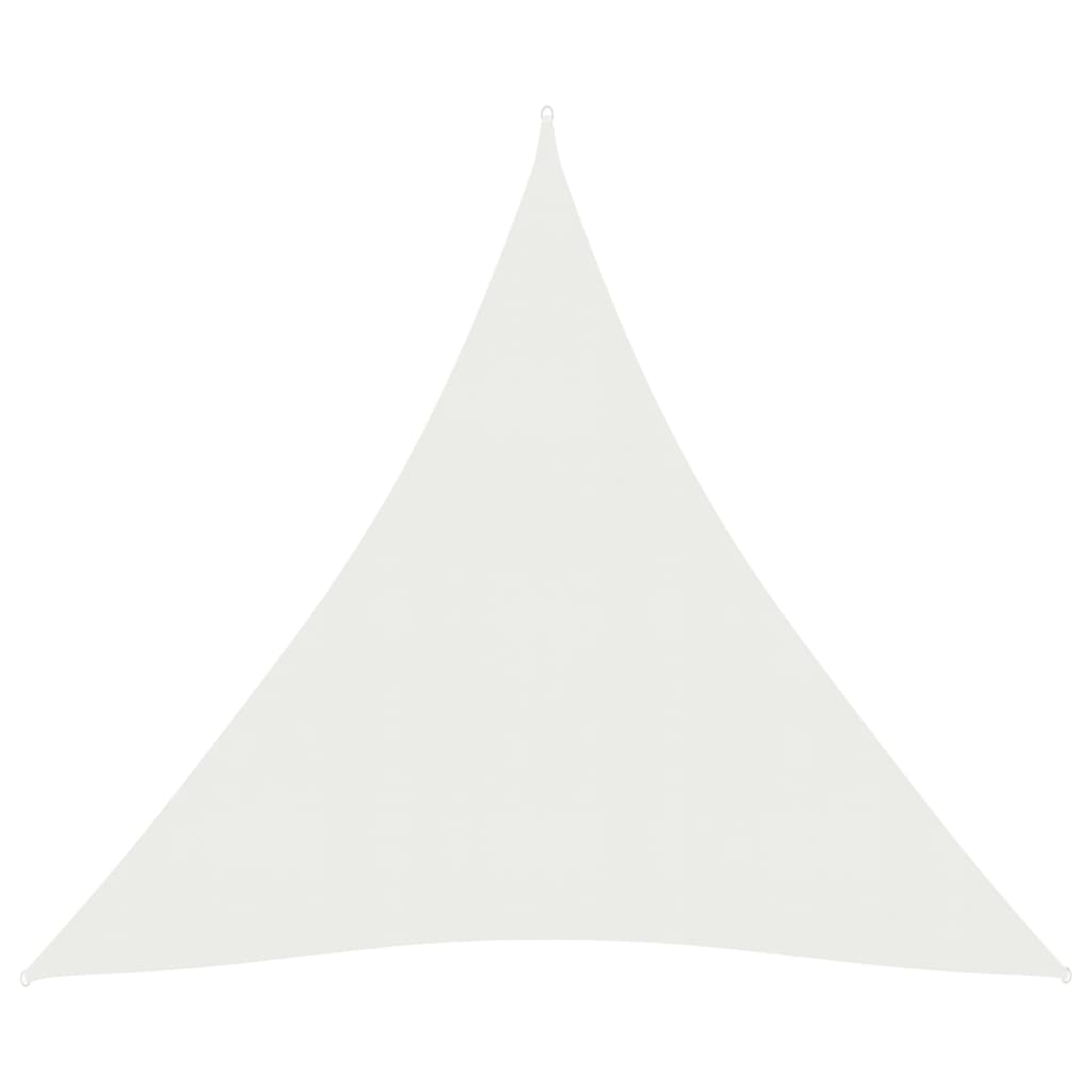 vidaXL Платно-сенник, 160 г/м², бяло, 3х4x4 м, HDPE