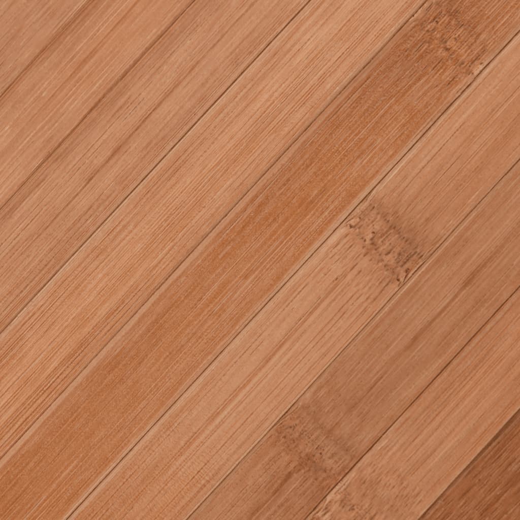 vidaXL Килим, правоъгълен, натурален, 60x100 см, бамбук