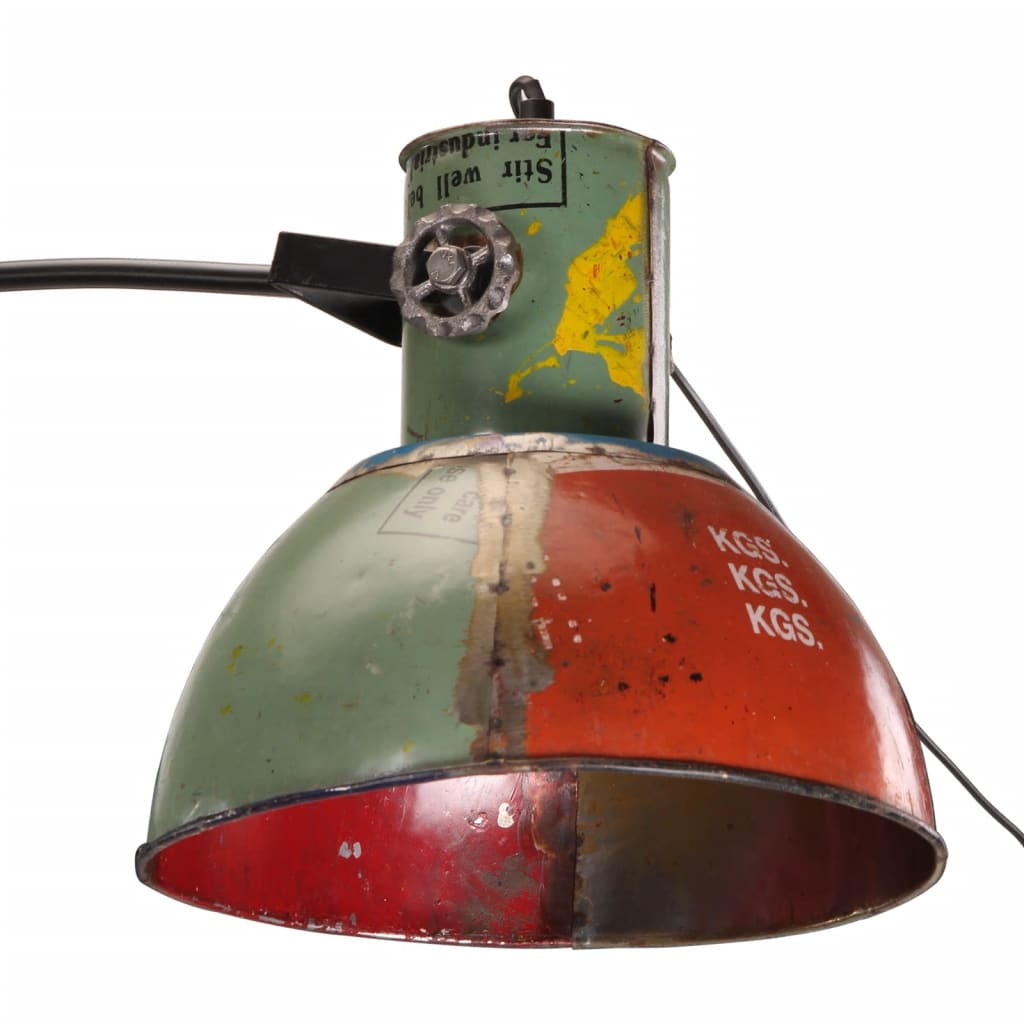 vidaXL Подова лампа, 25 W, многоцветна, 150 см, E27