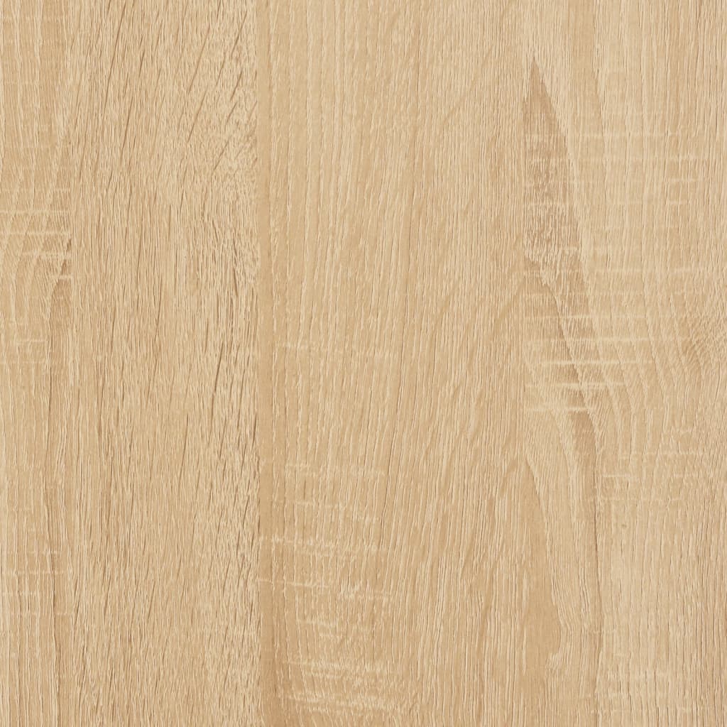 vidaXL ТB шкаф, сонома дъб, 200x30x50 см, инженерно дърво и метал