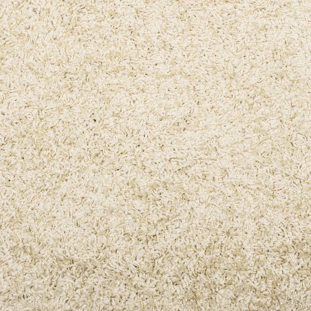vidaXL Шаги килим с дълъг косъм "PAMPLONA" модерен златист Ø 120 см