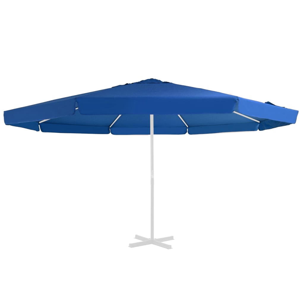 vidaXL Резервно покривало за градински чадър, лазурносиньо, 500 см