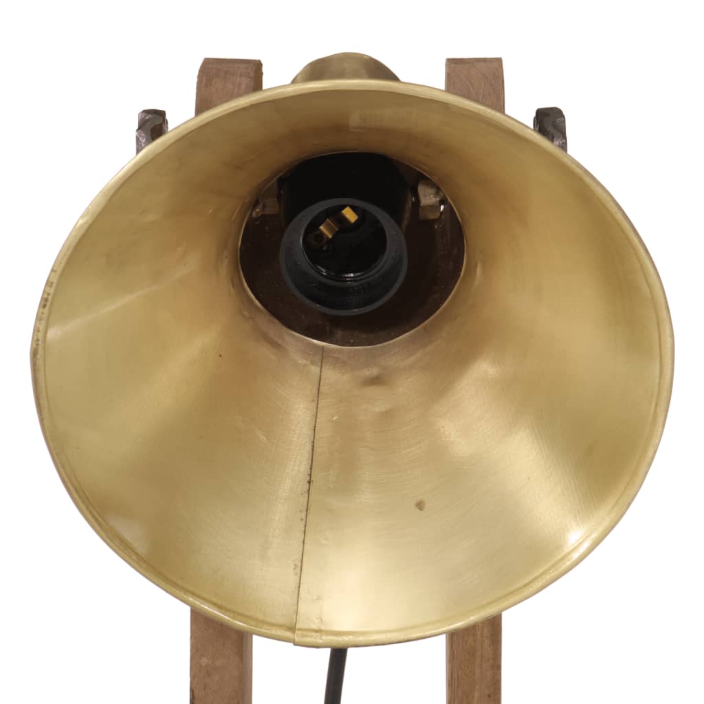 vidaXL Настолна лампа 25 W, античен месинг, 23x13x52 см, E27