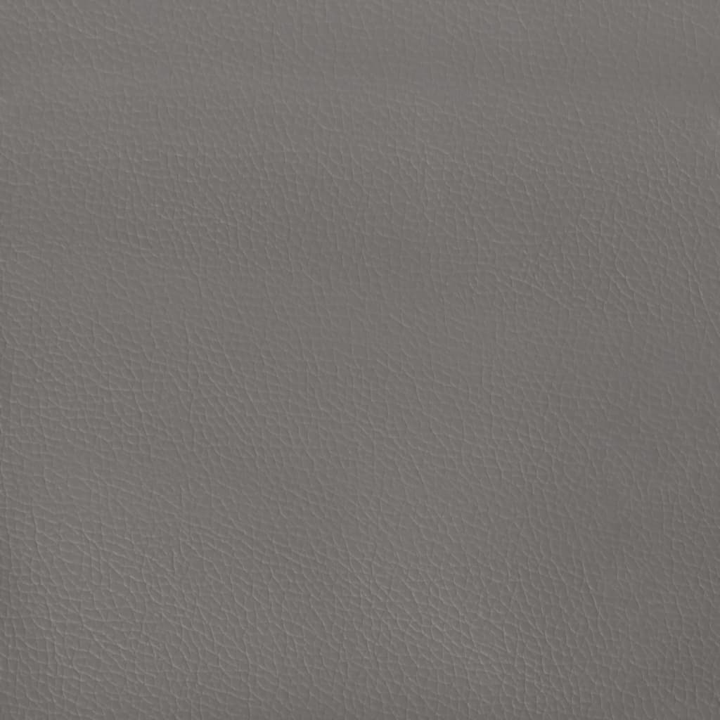 vidaXL Горна табла с уши, сива, 103x23x118/128 см, плат