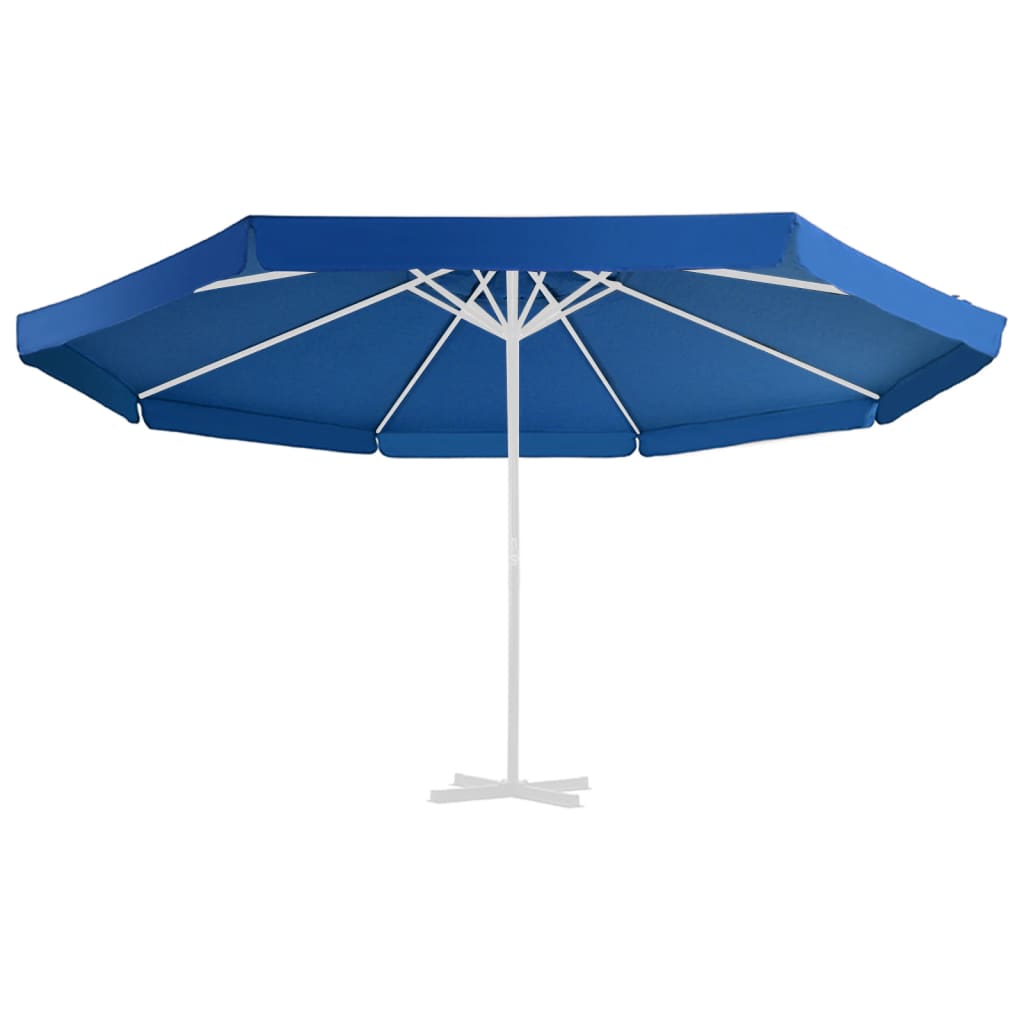 vidaXL Резервно покривало за градински чадър, лазурносиньо, 500 см