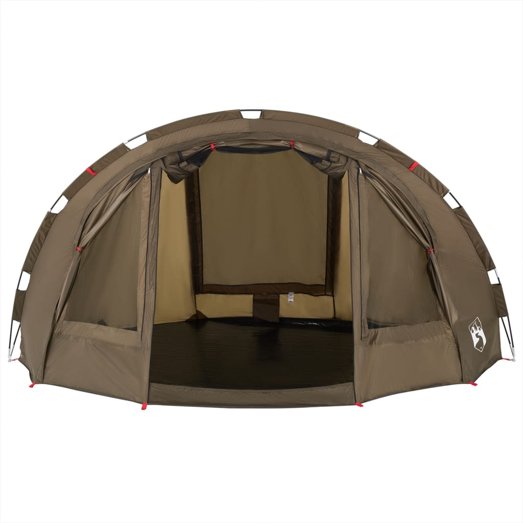 vidaXL Риболовна палатка за 4 души, масленозелена, водоустойчива