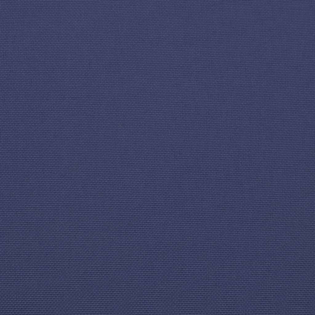vidaXL Палетни възглавници, 4 бр, нейви сини, 50x50x3 см, Оксфорд плат