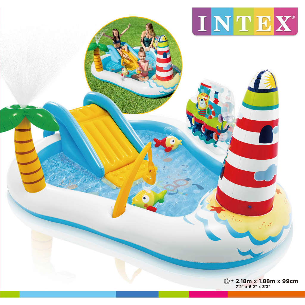 Intex Център за игра Fishing Fun, 218x188x99 см