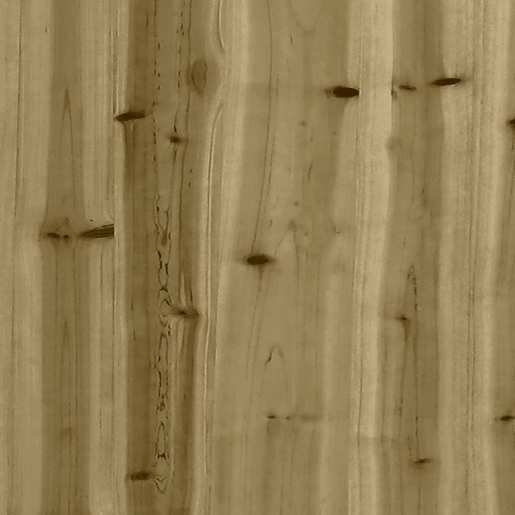 vidaXL Градинска кашпа, 60x40x50 см, импрегнирано борово дърво